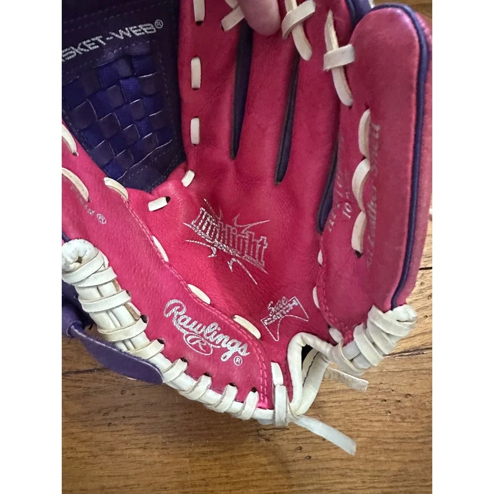 rawlings 10in baseball/ tee ball‎ glive pink and purple